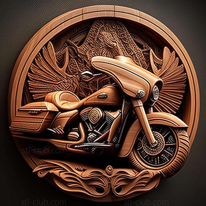 3D модель Harley Davidson CVO Tri Glide (STL)